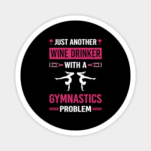 Wine Drinker Gymnastics Gymnast Magnet